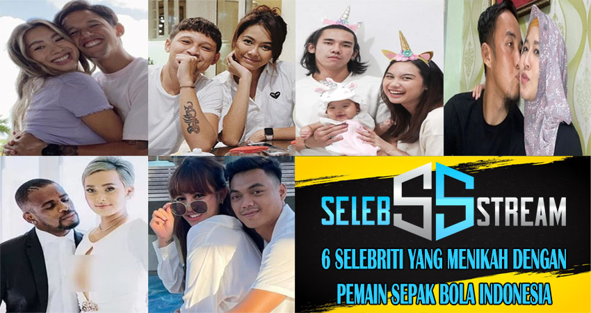 6 Selebriti yang Menikah dengan Pemain Sepak Bola di Indonesia